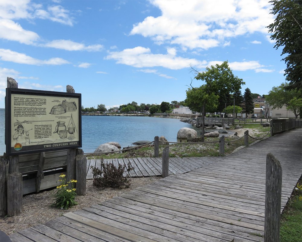 Huron Boardwalk, St. Ignace, Michigan