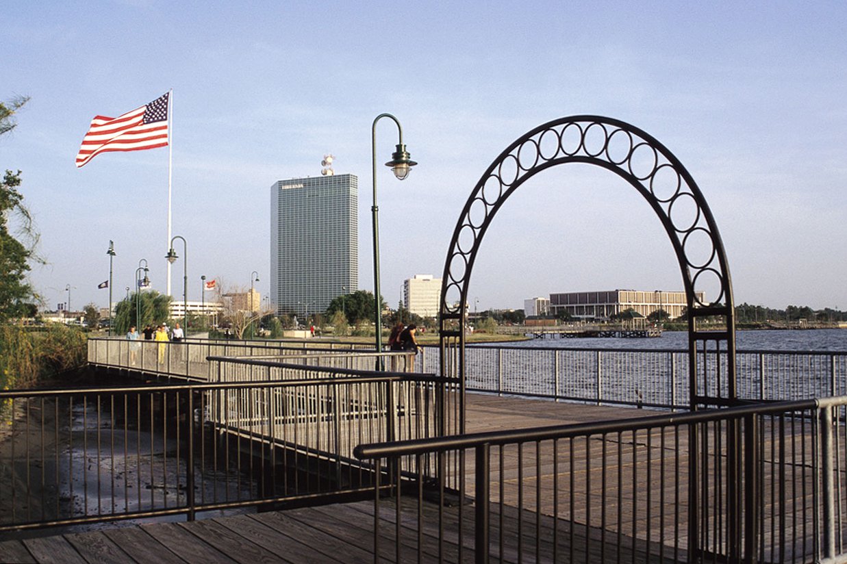 Lake Charles Boardwalk, Louisiana