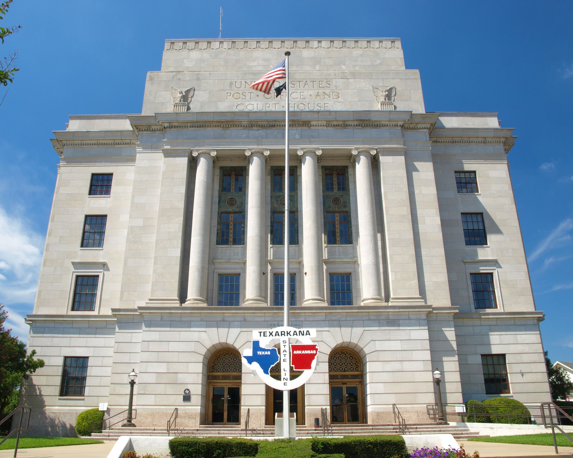 Texarkana Post Office, Texarkana, Texas, and Texarkana, Arkansas