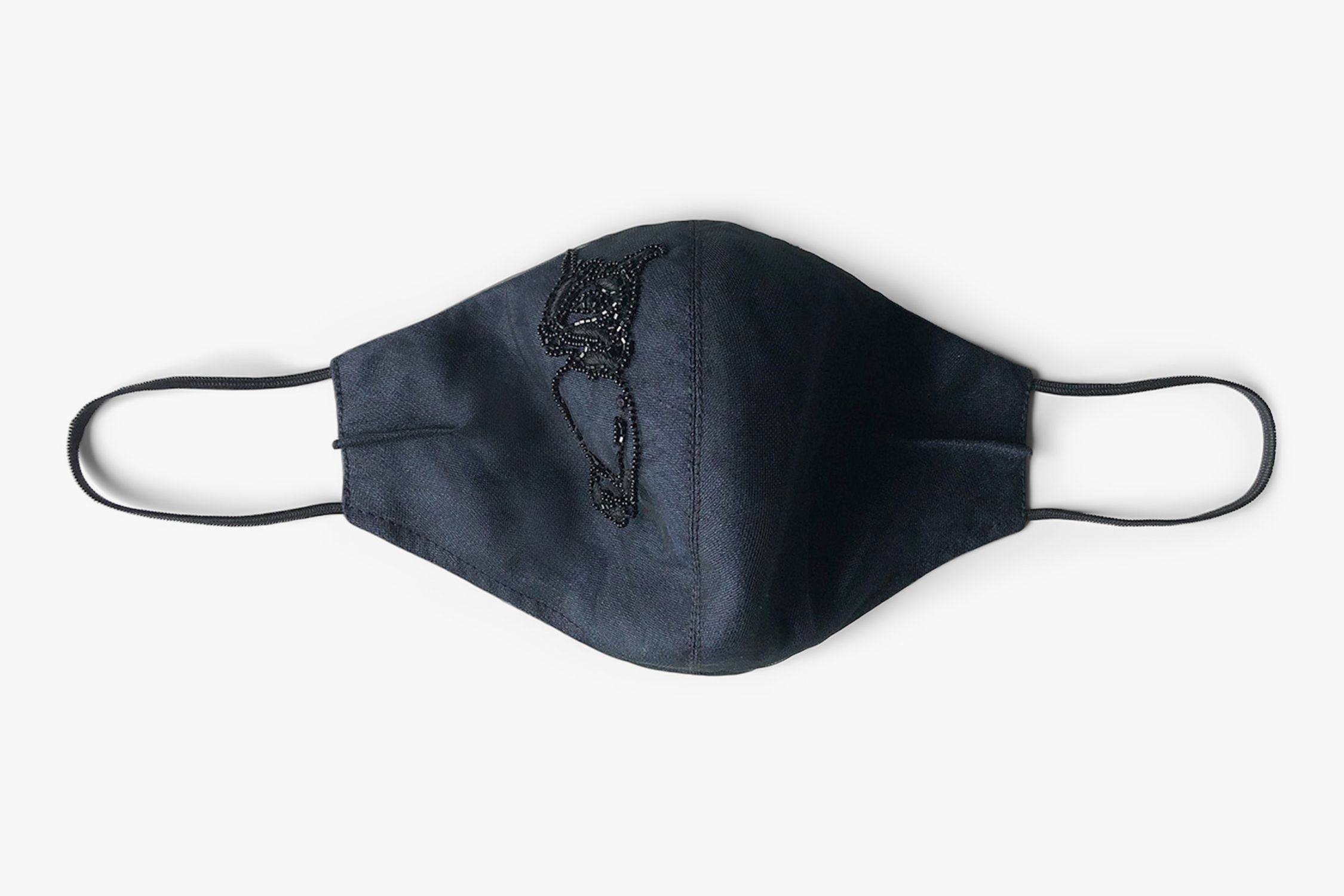 Fox Head Beaded Face Mask