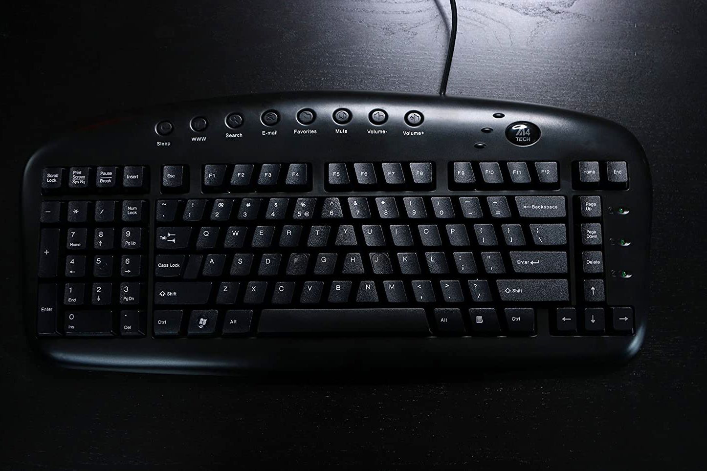 A4Tech Ergonomic Left-Handed Keyboard