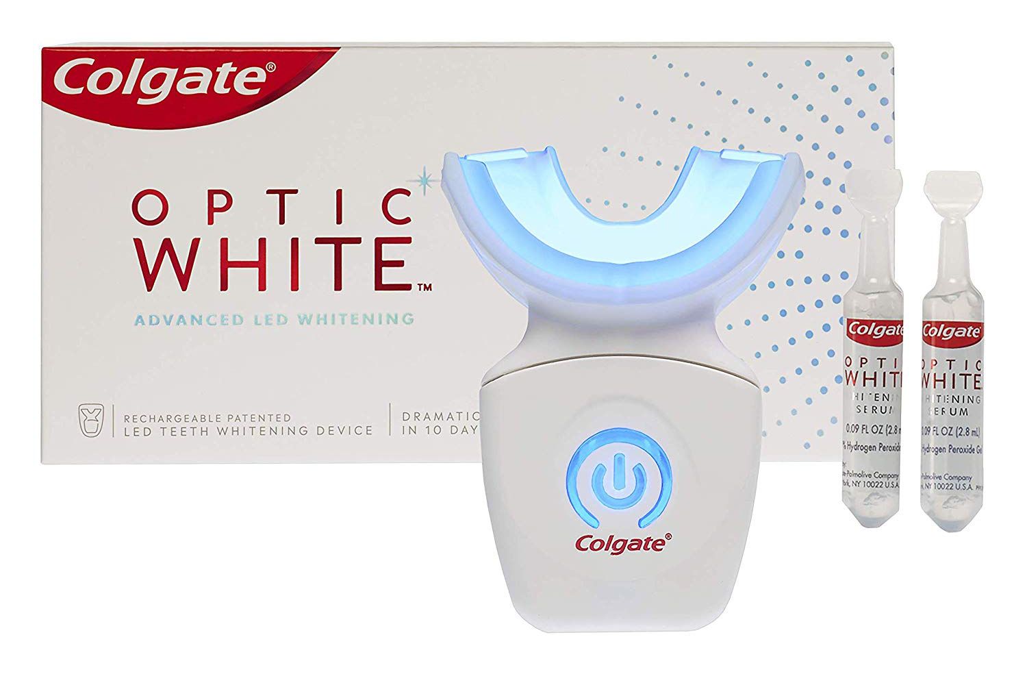 Colgate Optic White LED Teeth Whitening Kit