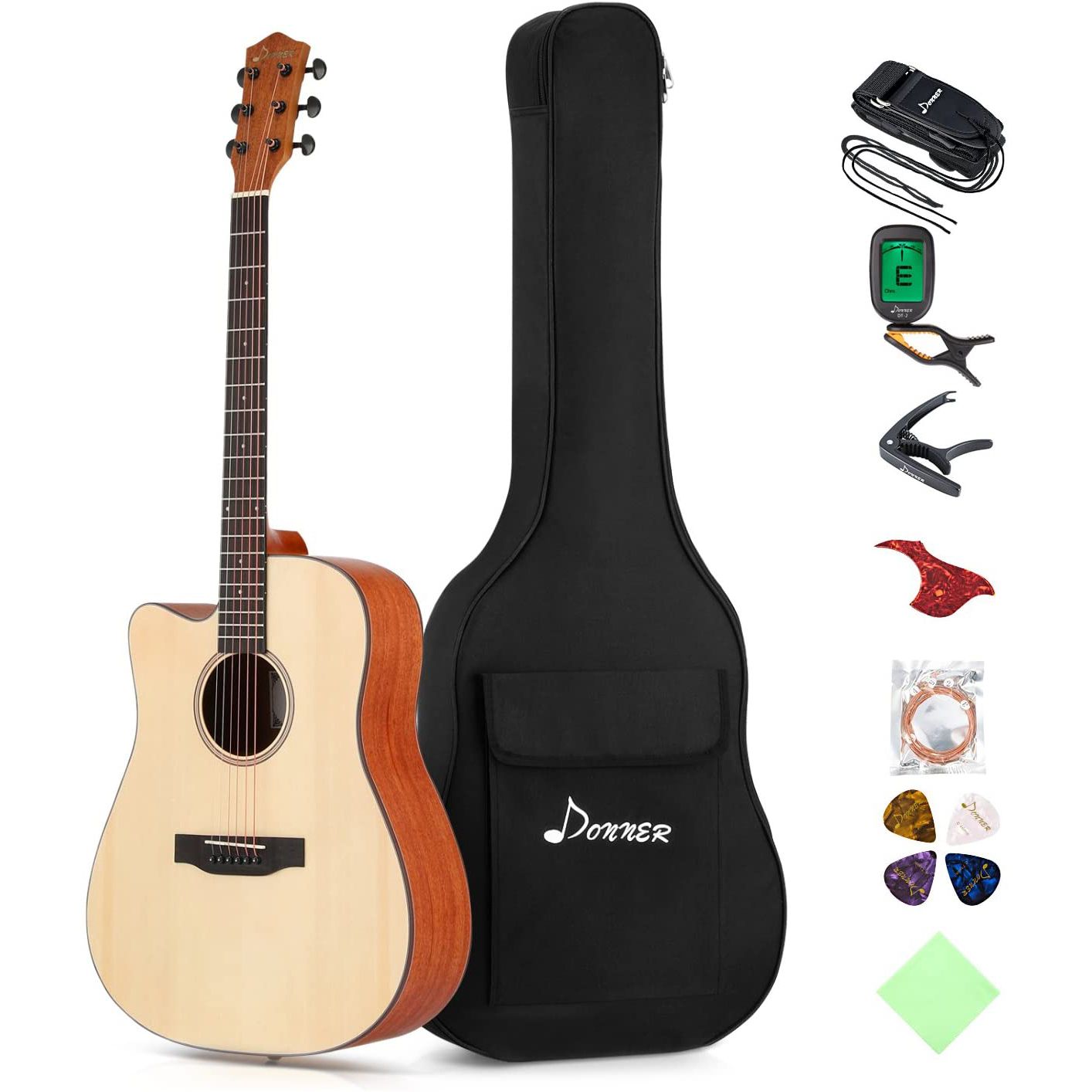 Donner Left-Handed Acoustic Guitar