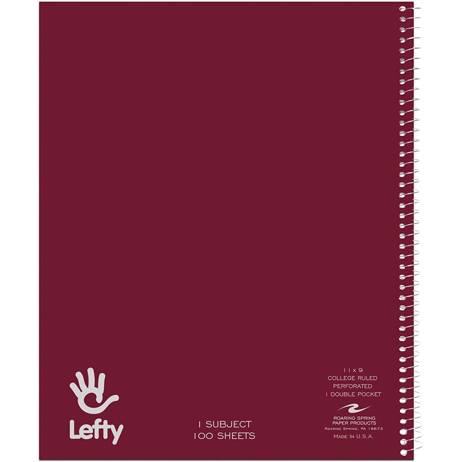 Roaring Spring Lefty Notebook