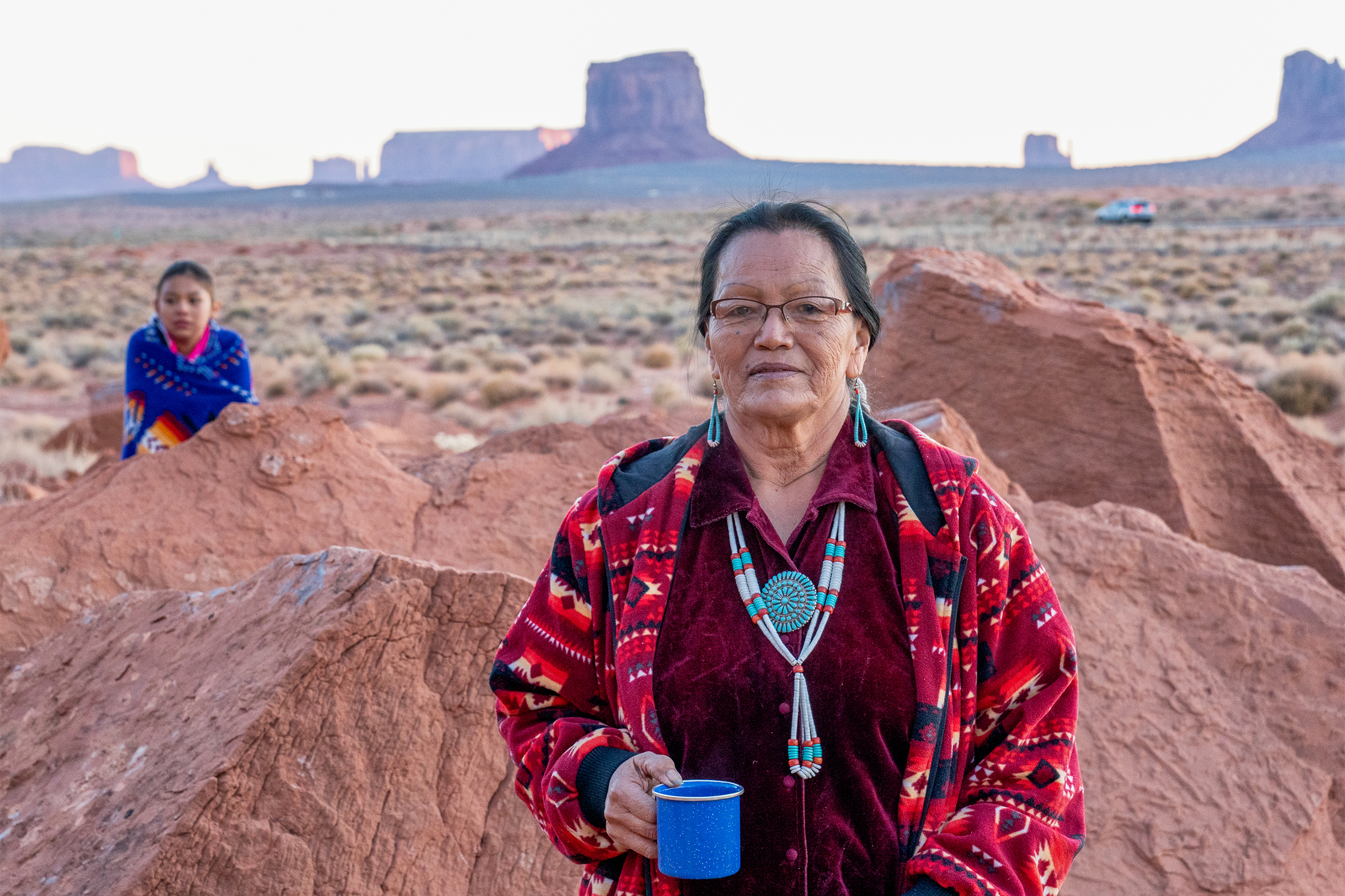 senior Navajo woman in Arizona