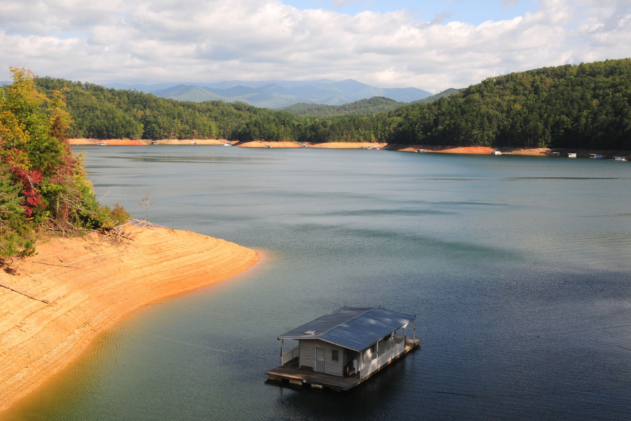 View of Fontana Lake, near Smoky Mountain NP