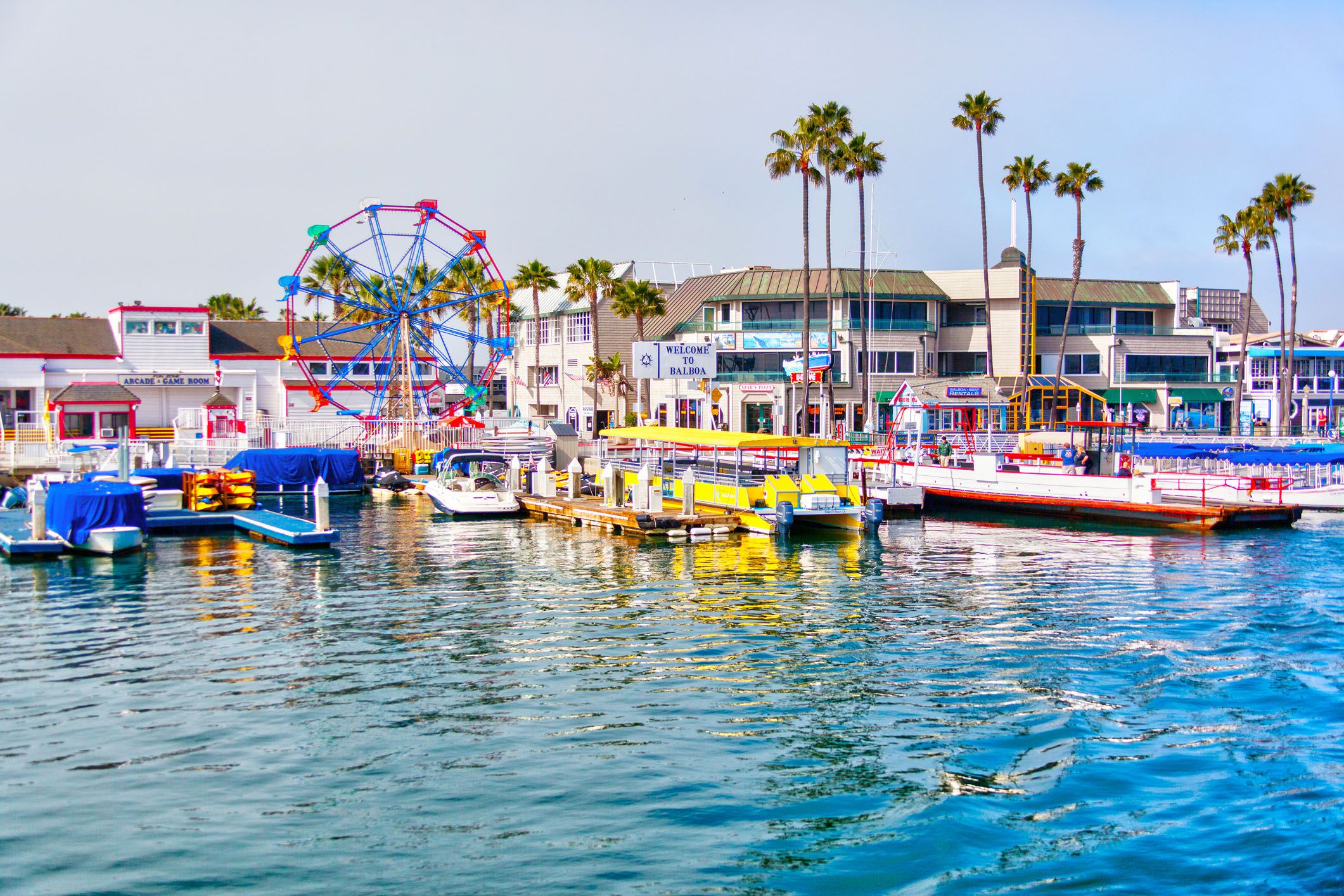 balboa pier at newport beach in california
