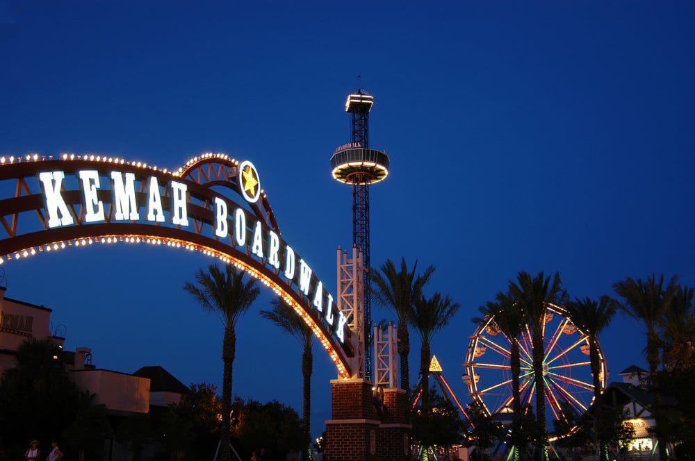 Kemah Boardwalk in Texas