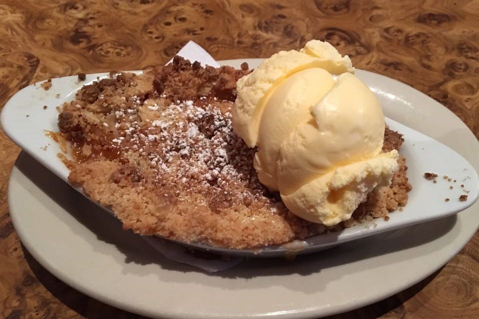 Peach Cobbler, Crystal Beer Parlor in Savannah