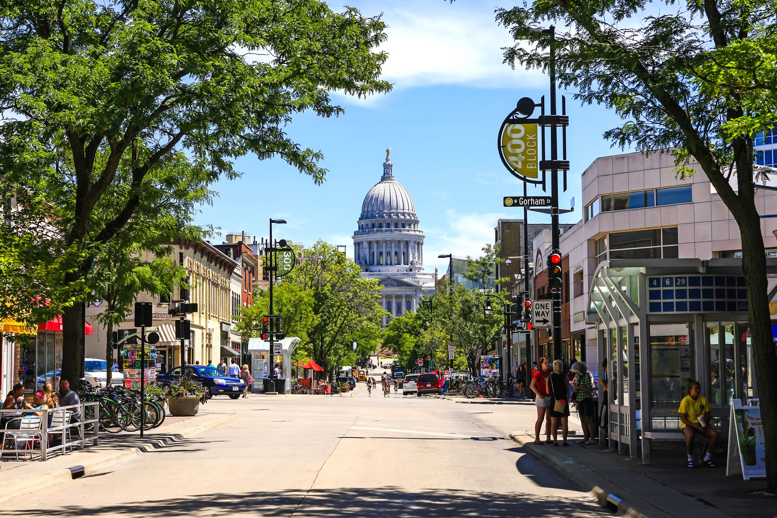 downtown Madison, Wisconsin