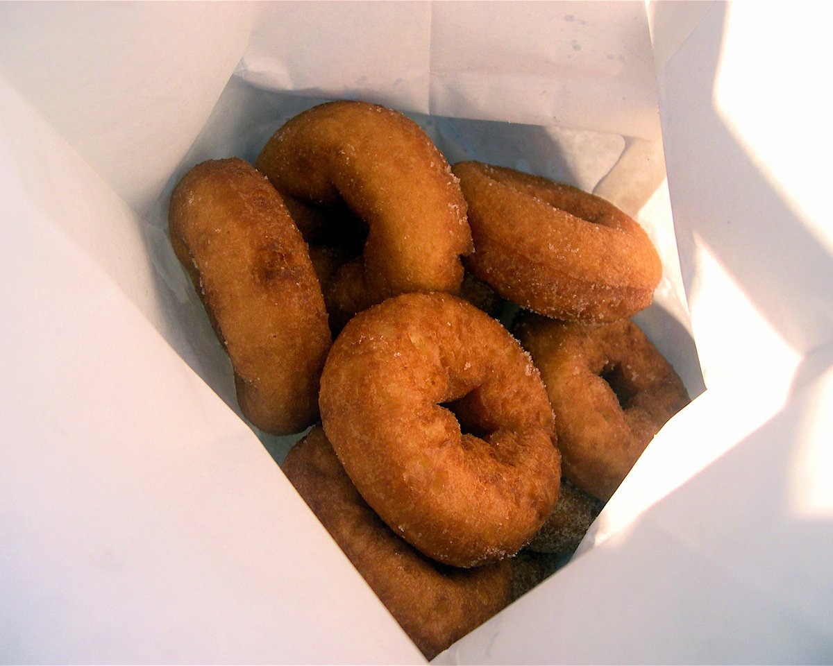 Apple Cider Doughnuts in Hopkinton State Fair, New Hampshire