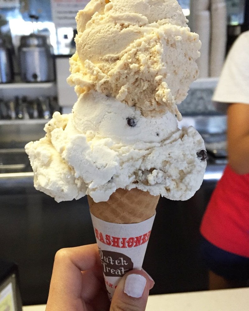 ice cream at Four Seas Ice Cream in Centerville, Massachusetts