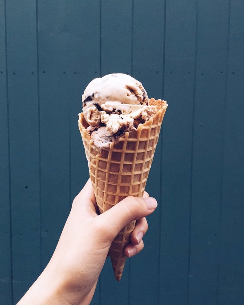 ice cream at Annabelle's Natural Ice Cream in Portsmouth, New Hampshire