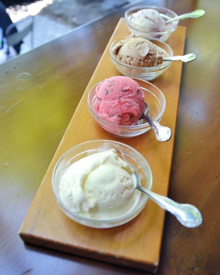 ice cream at Salt and Straw in Oregon