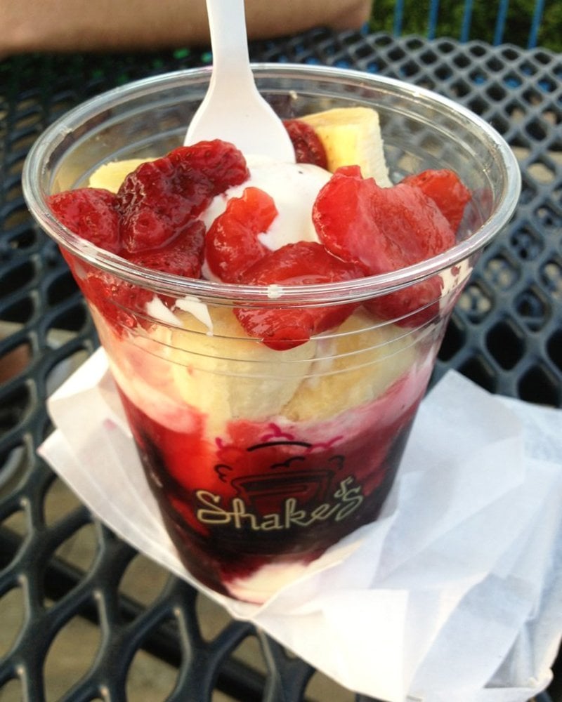 frozen custard at Shake's Frozen Custard in Little Rock, Arkansas