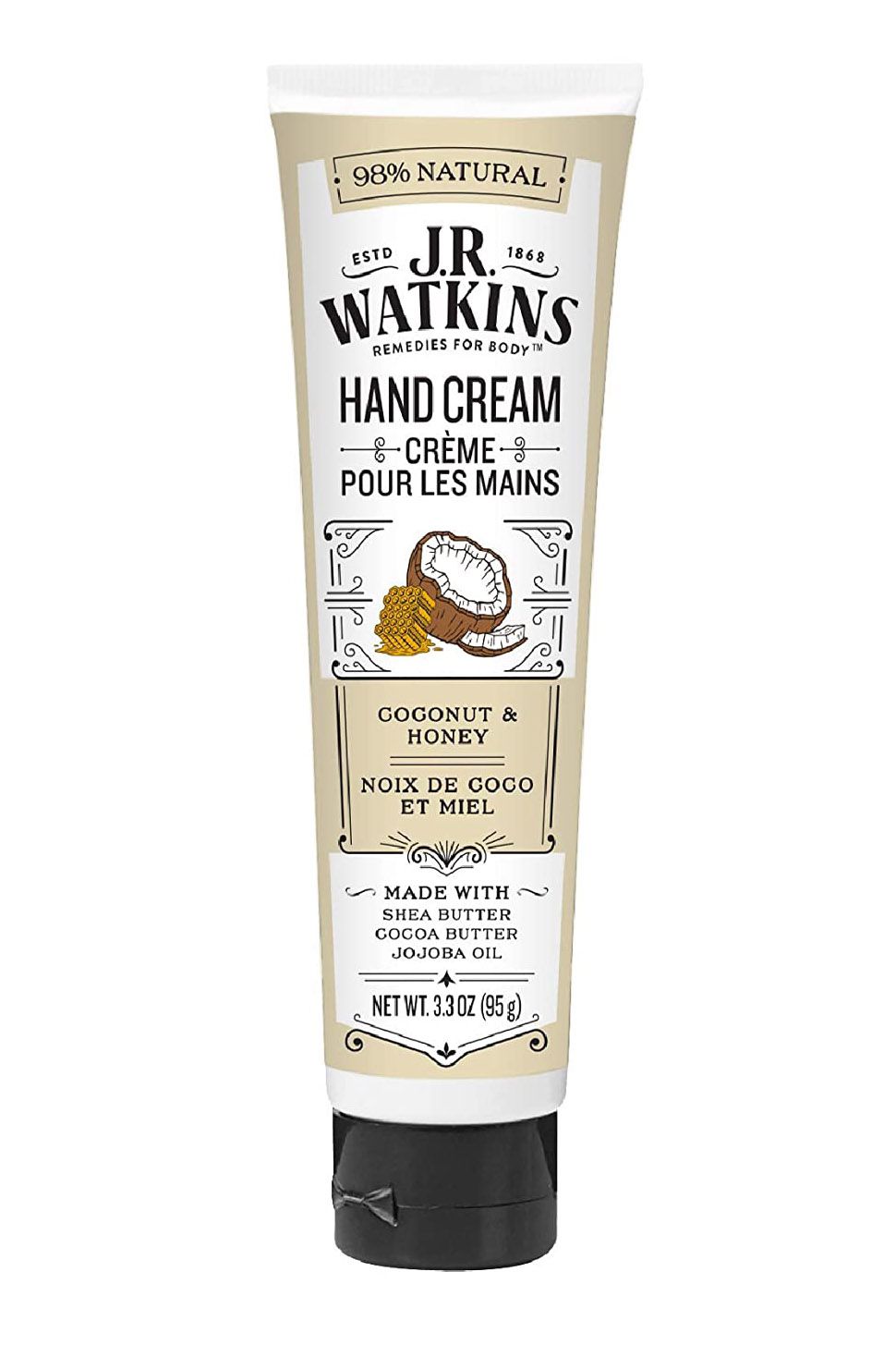 J.R. Watkins Shea Butter Hand Cream Coconut Milk & Honey