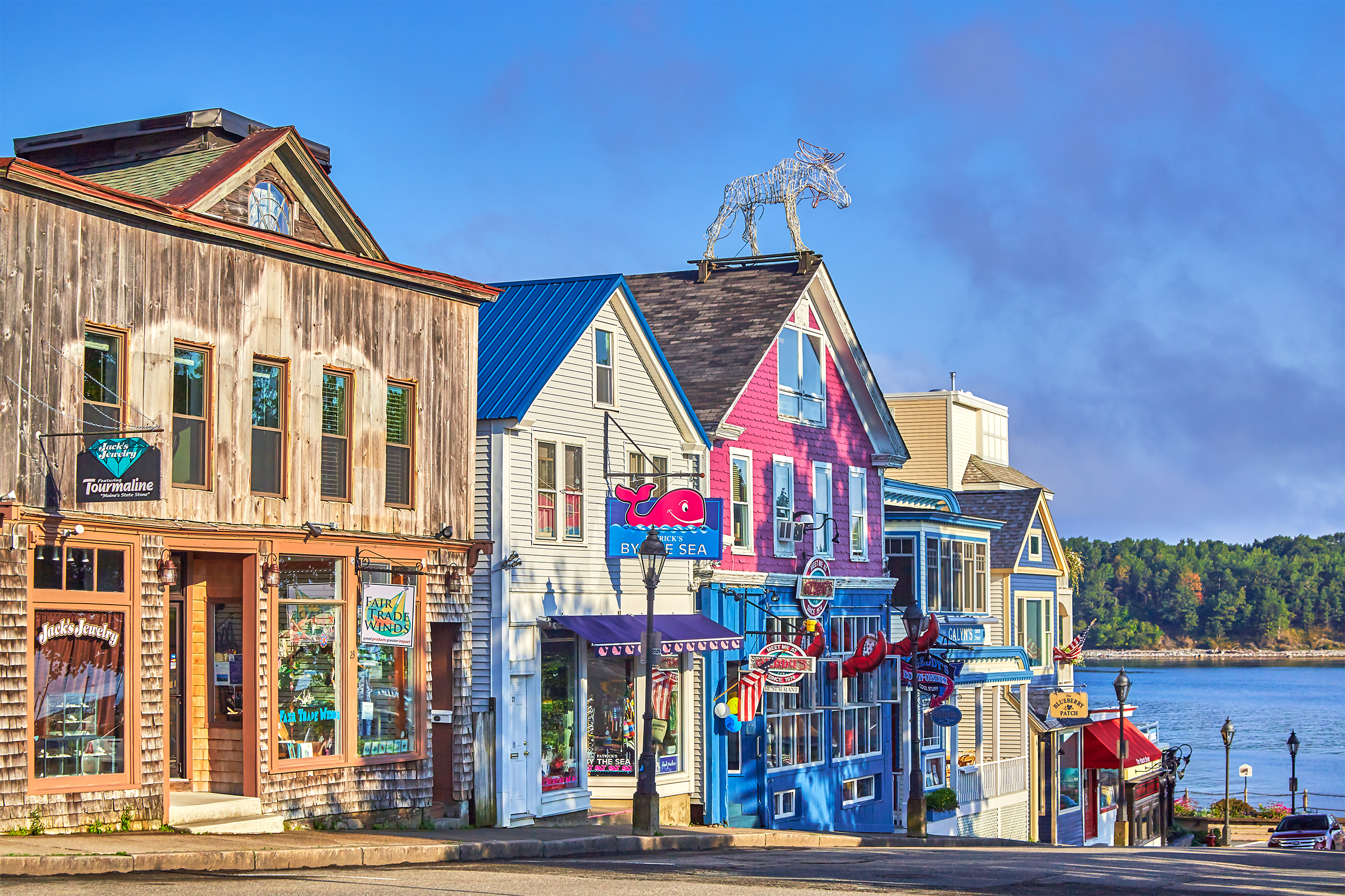 Bar Harbor in Acadia national Park, Maine