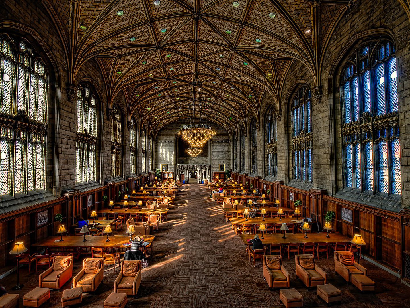 University of Chicago, Harper Library.