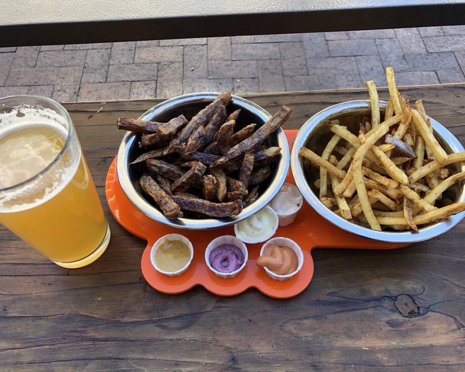 various french fry types at the boise fry co.