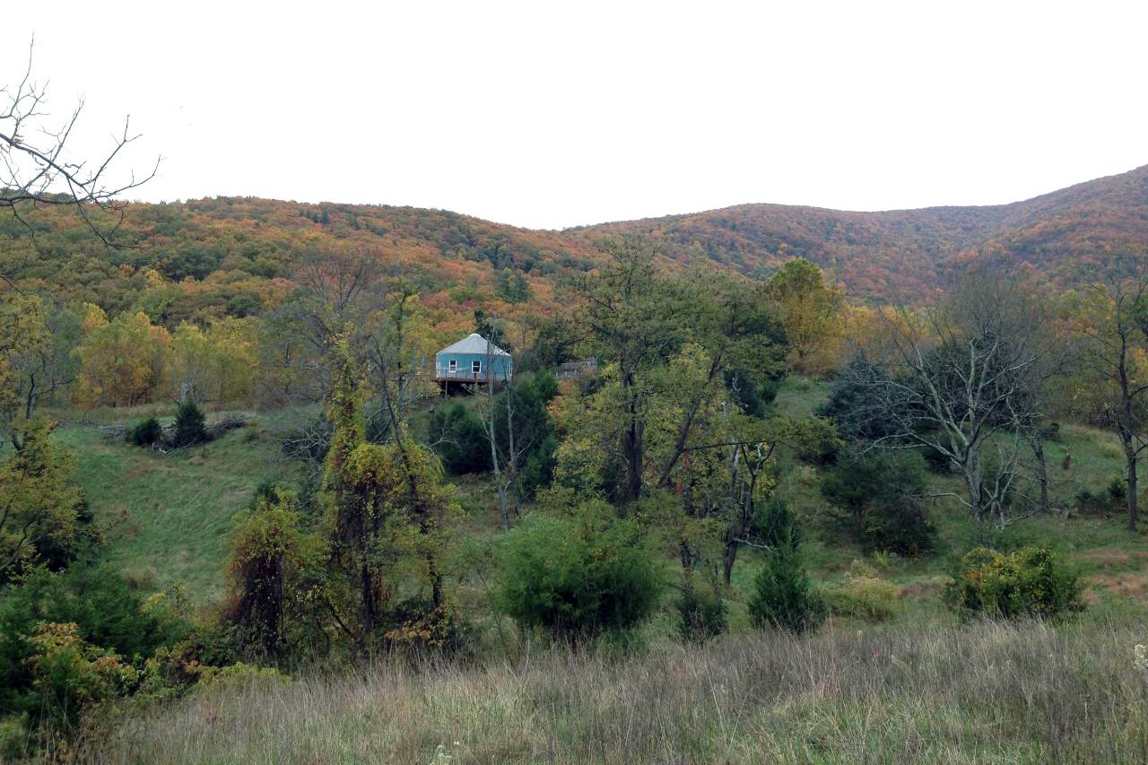 Luxe Blue Ridge Yurt in Afton, VA