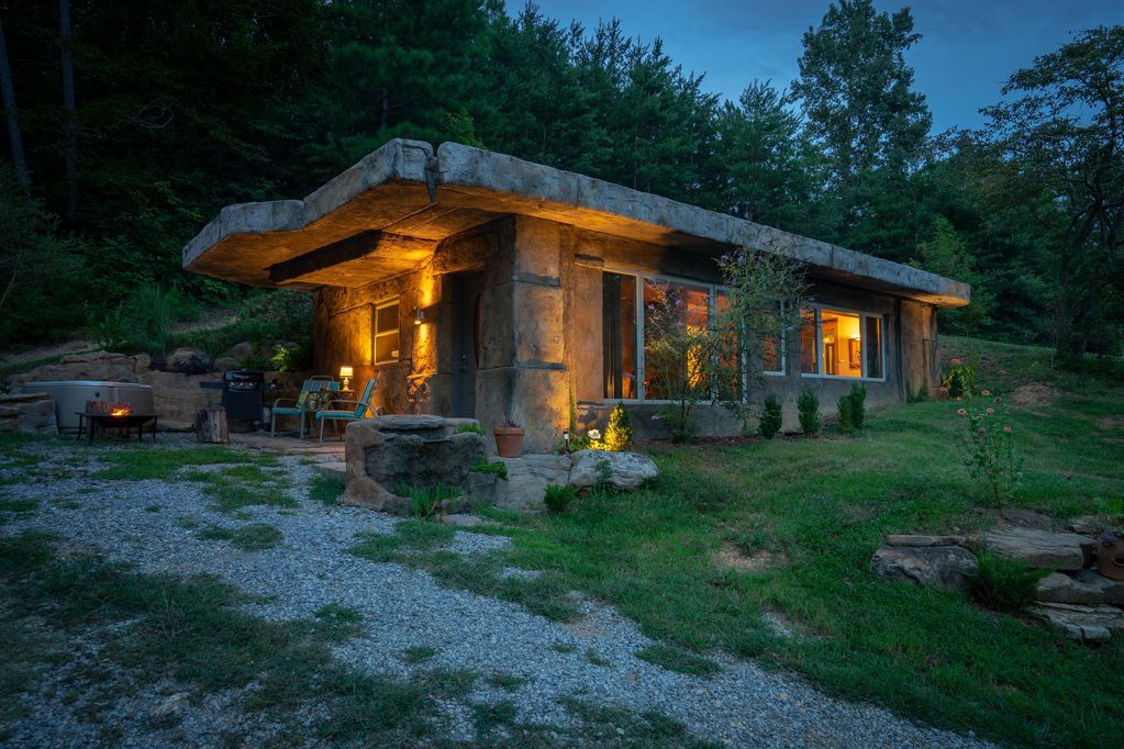Hand-Carved Cave House