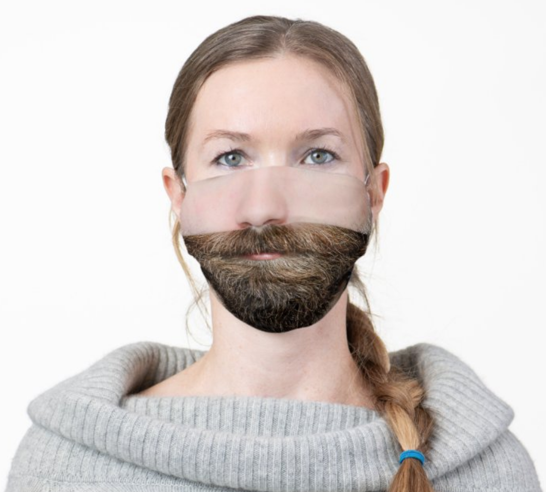 Bearded Man Face Mask