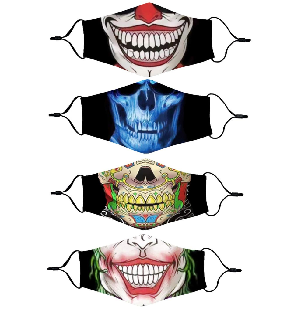 Creepy Face Masks — Set of 4