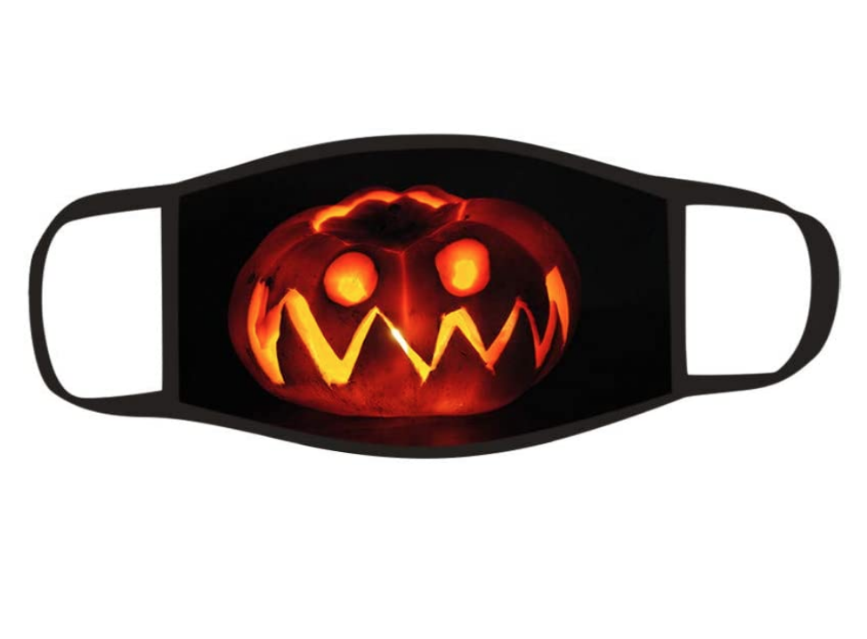 Jack-O-Lantern Face Masks