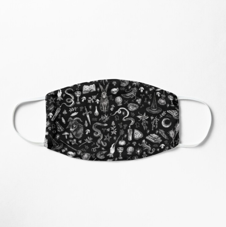 Salem Witch Face Mask