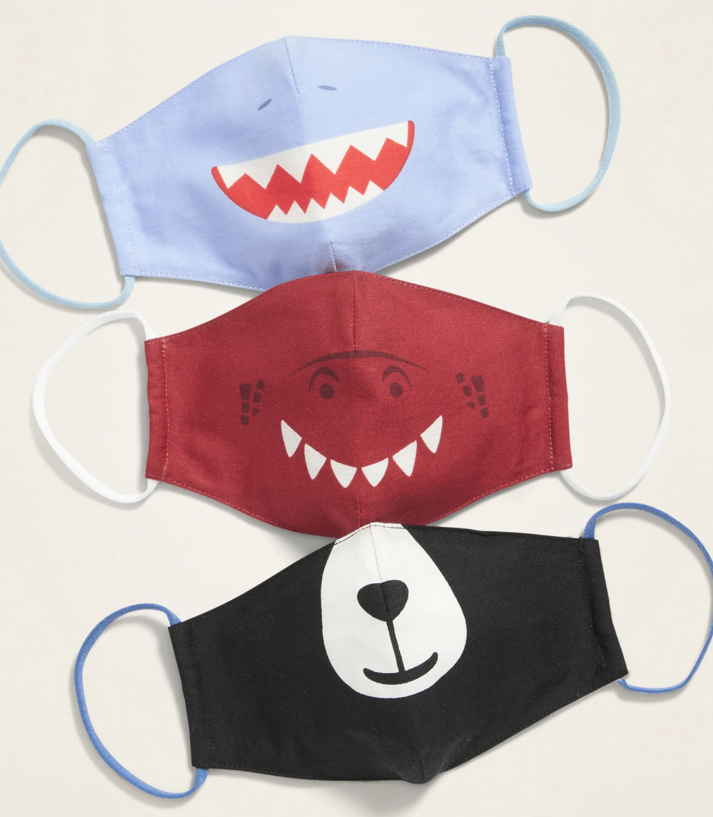 Kids' Animal Face Masks