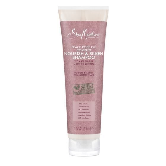 Shea Moisture Peace Rose Oil Complex Nourish & Silken Shampoo