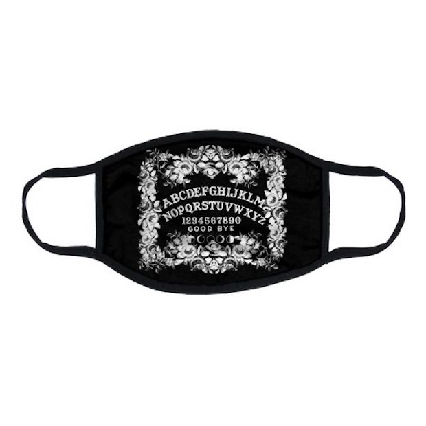 OUIJA BOARD FLAT FACE MASK