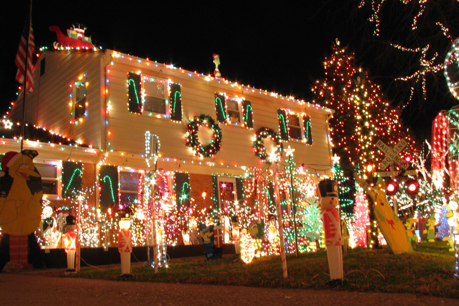 Christmas Lights at Home, Richmond, Virginia