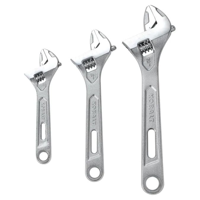 3-Piece Adjustable Wrench Set