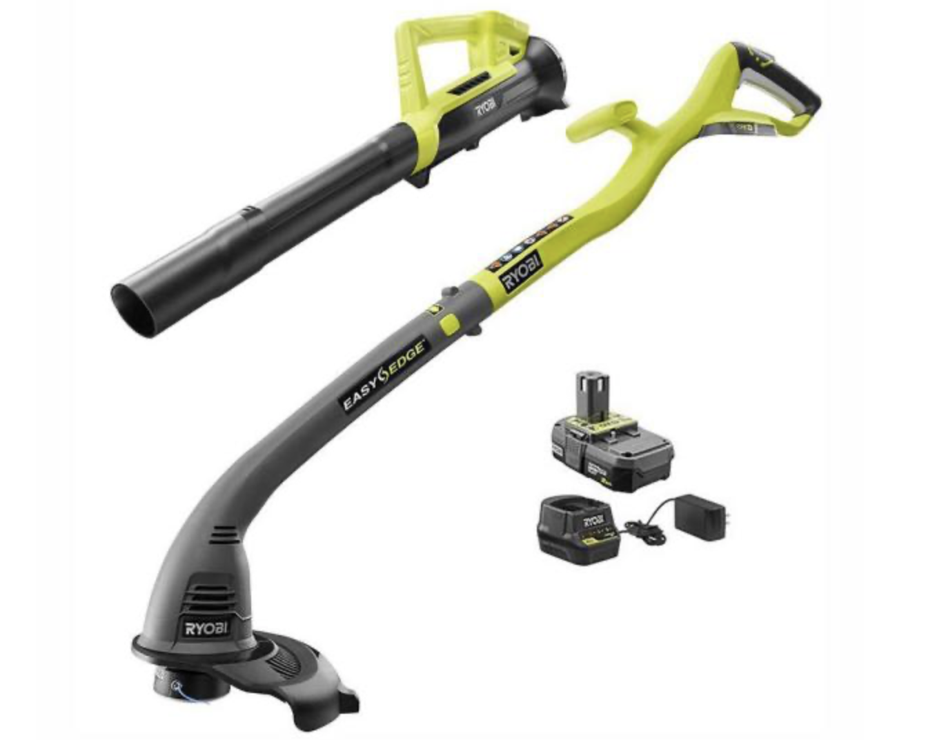 Ryobi String Trimmer/Edger and Blower 2-Tool Kit