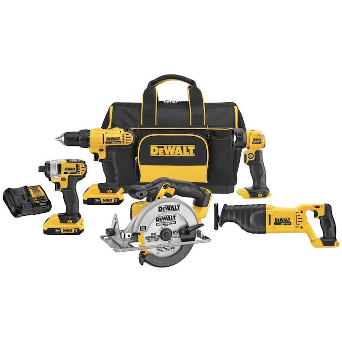 DeWalt 5-Tool Cordless Combo Kit