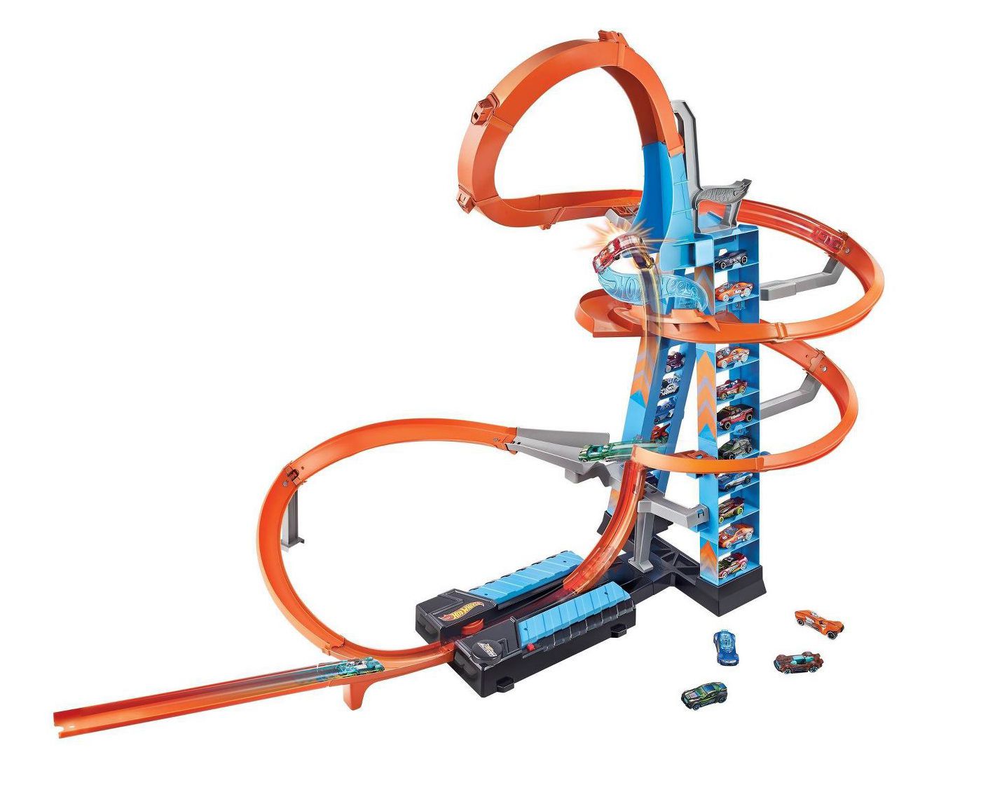 Hot Wheels Sky Crash Tower Track Set