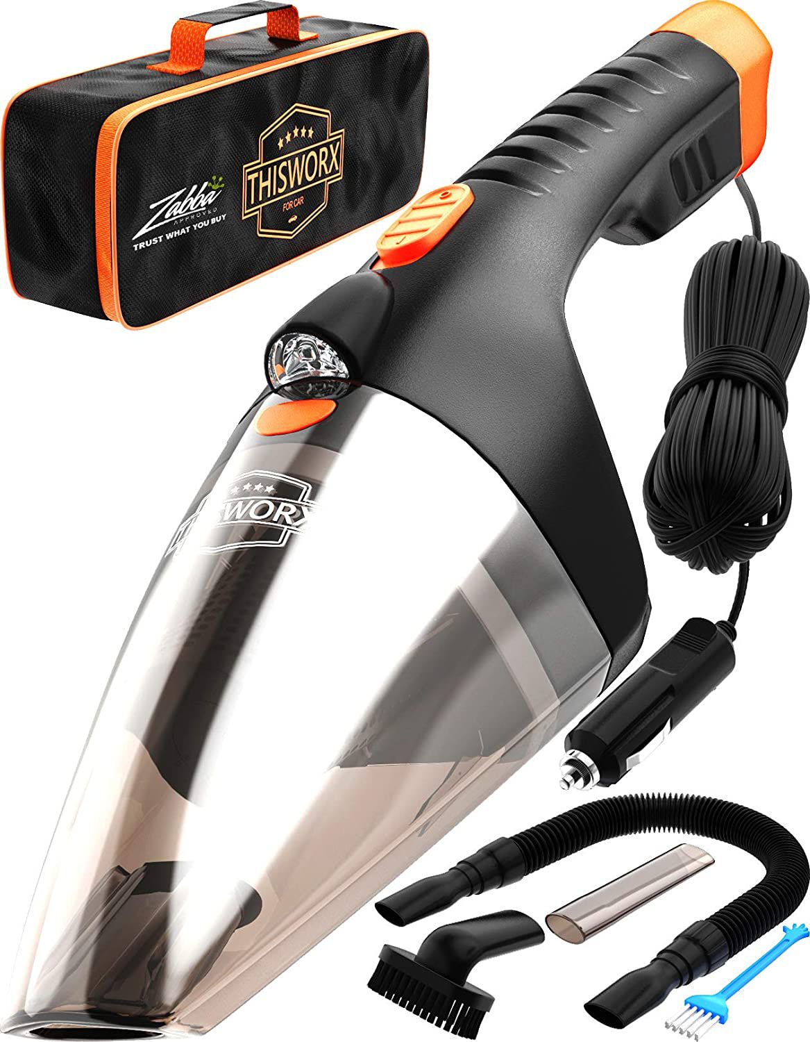 portable car vacuum cleaner as listed on Amazon