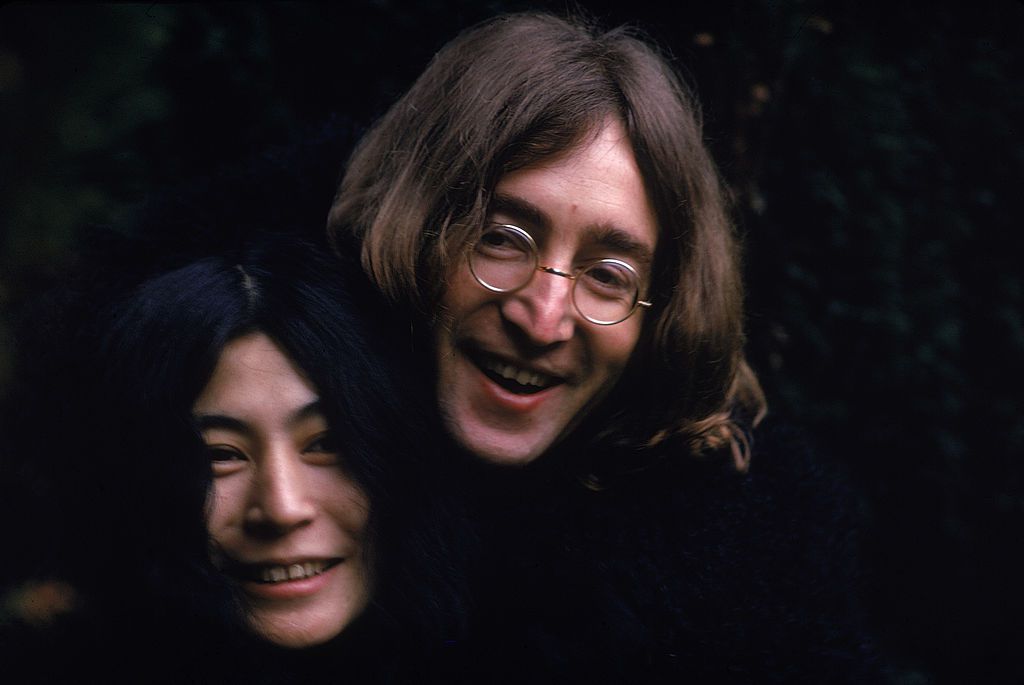 Japanese-born artist and musician Yoko Ono and British musican and artist John Lennon (1940 - 1980), December 1968.
