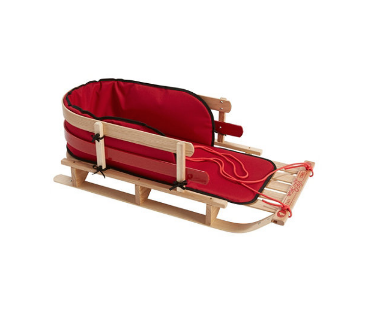 Kids' Pull Sled and Cushion Set
