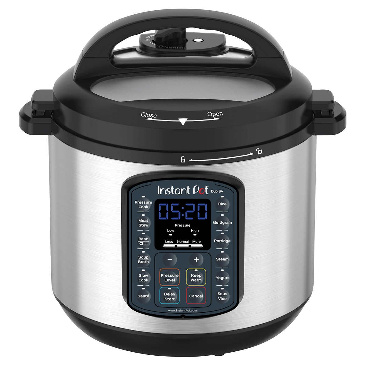 instant pot duo sv 6-qt. multi-use pressure cooker