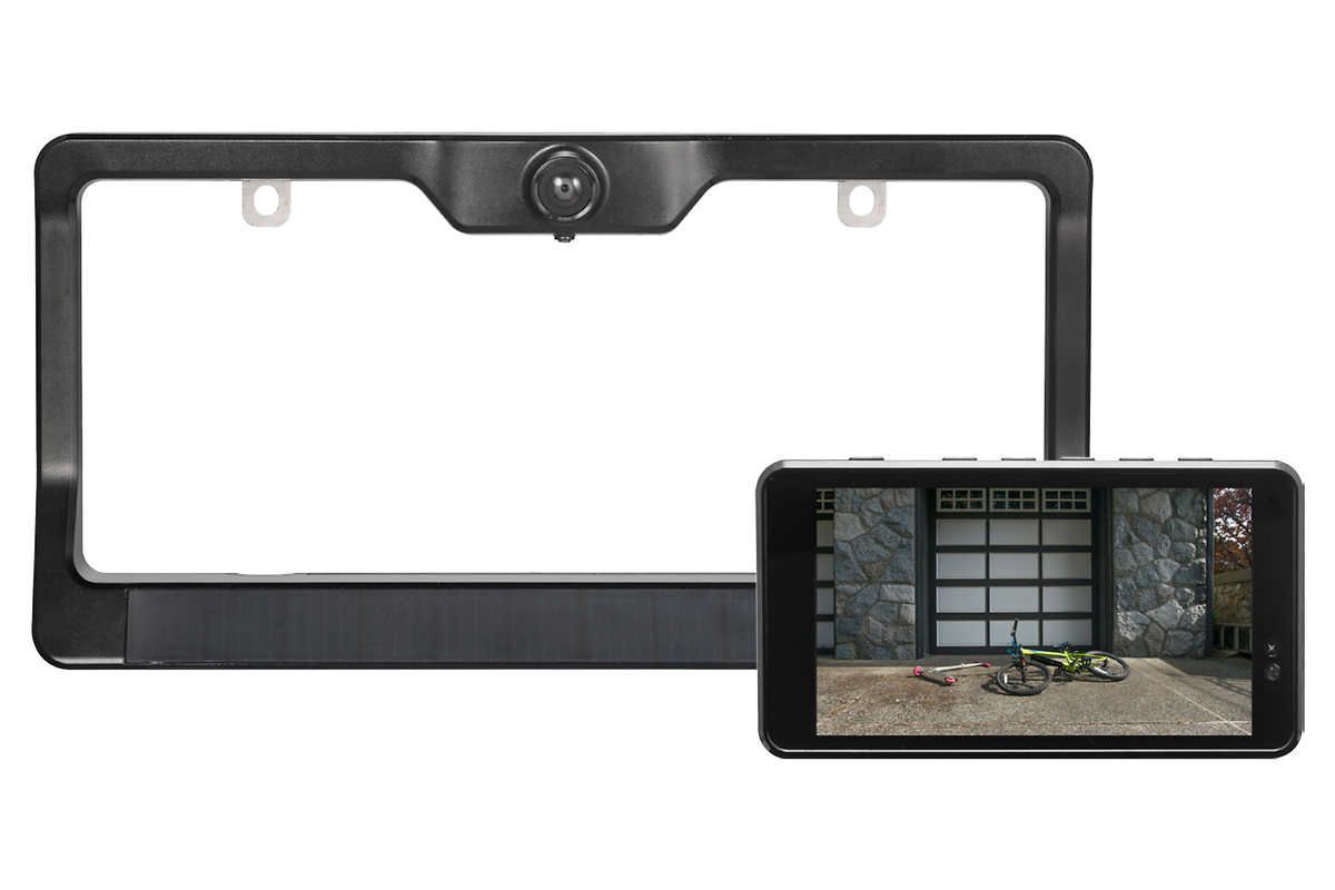 type s solar powered hd quick-connect wireless backup camera