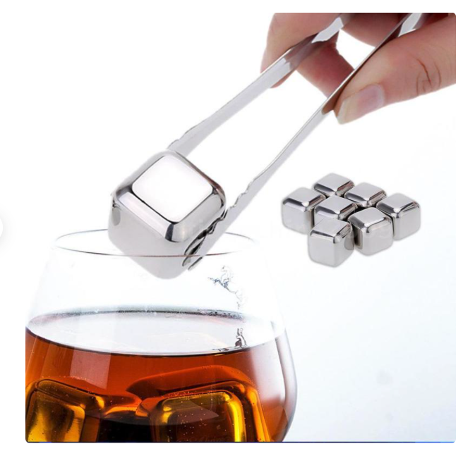 1. Stainless steel whiskey stones