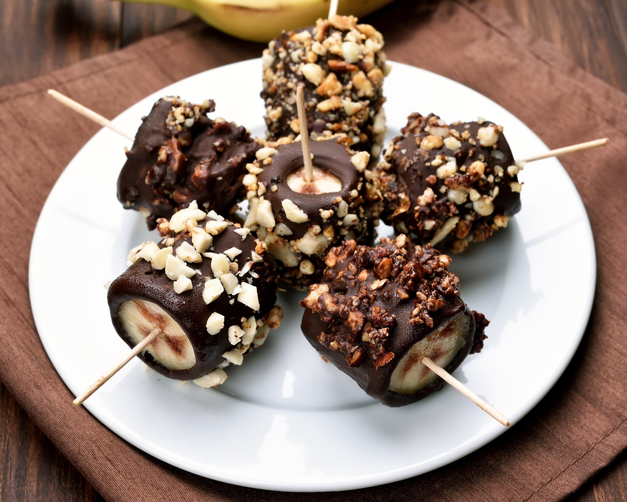 Frozen Chocolate-Covered Bananas