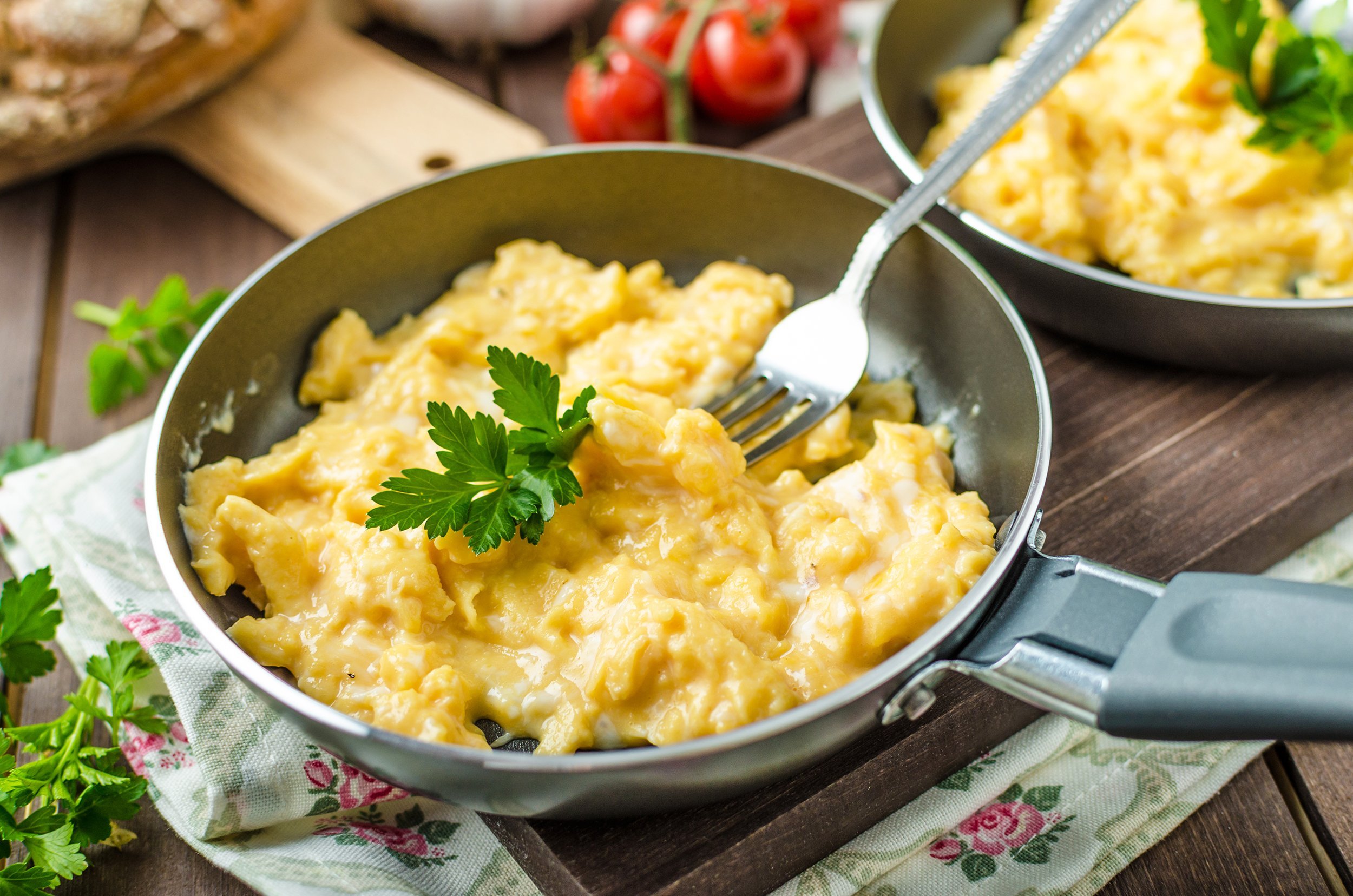 Scrambled Eggs and Greek Yogurt
