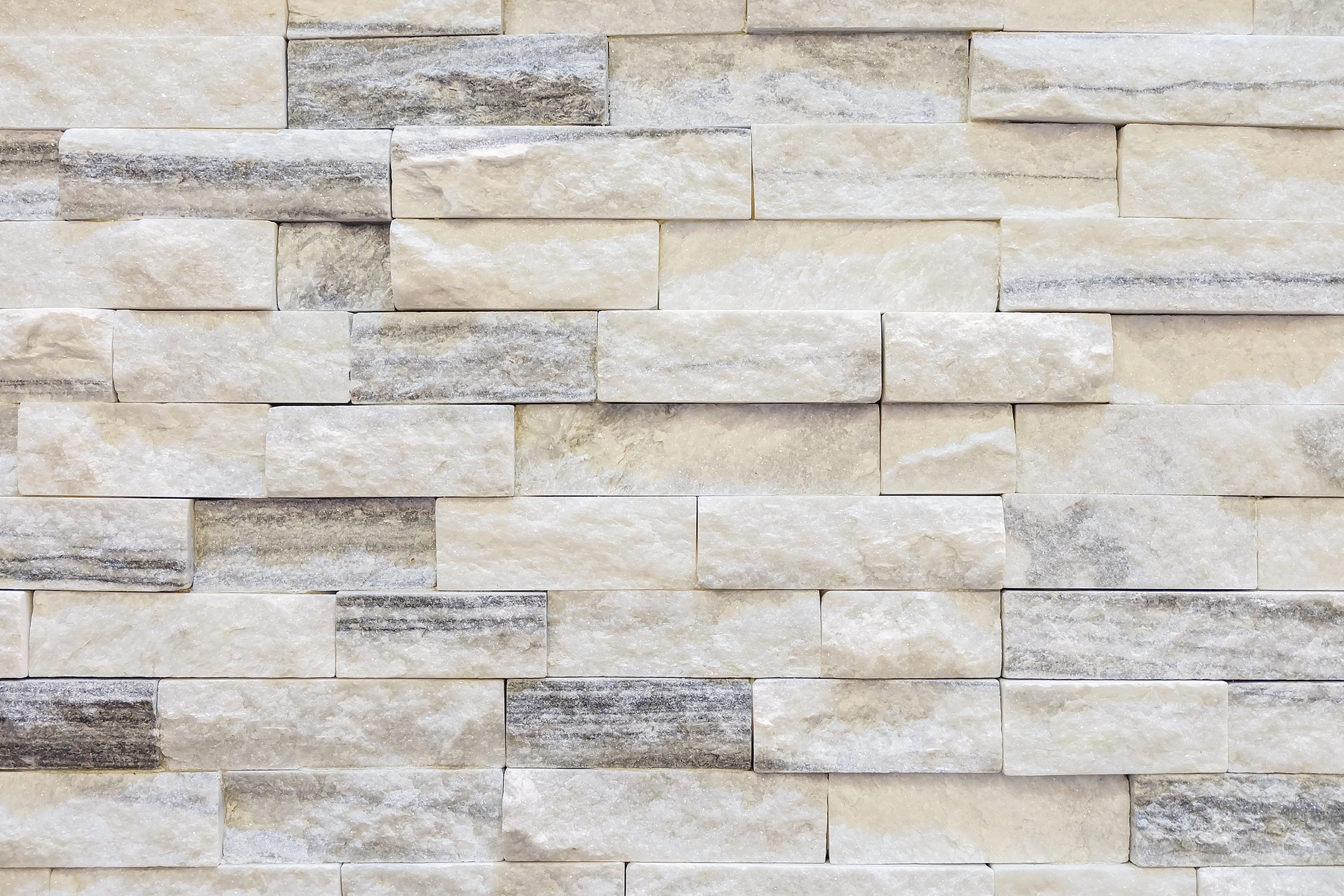 stone veneer on side of house