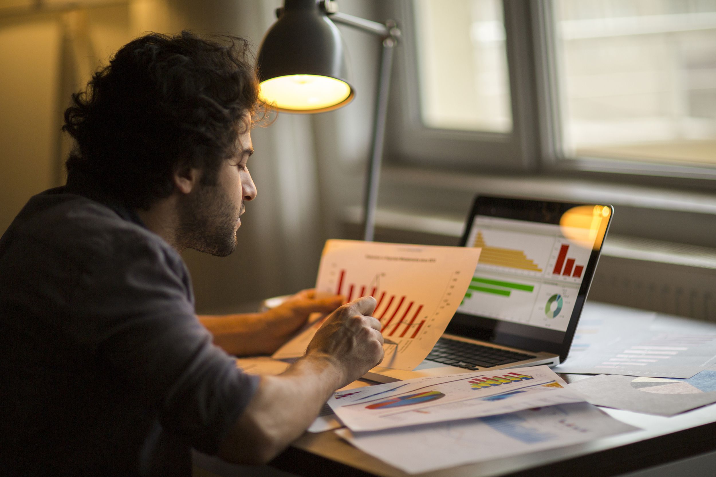 marketing graph statistics digital analysis finance concept