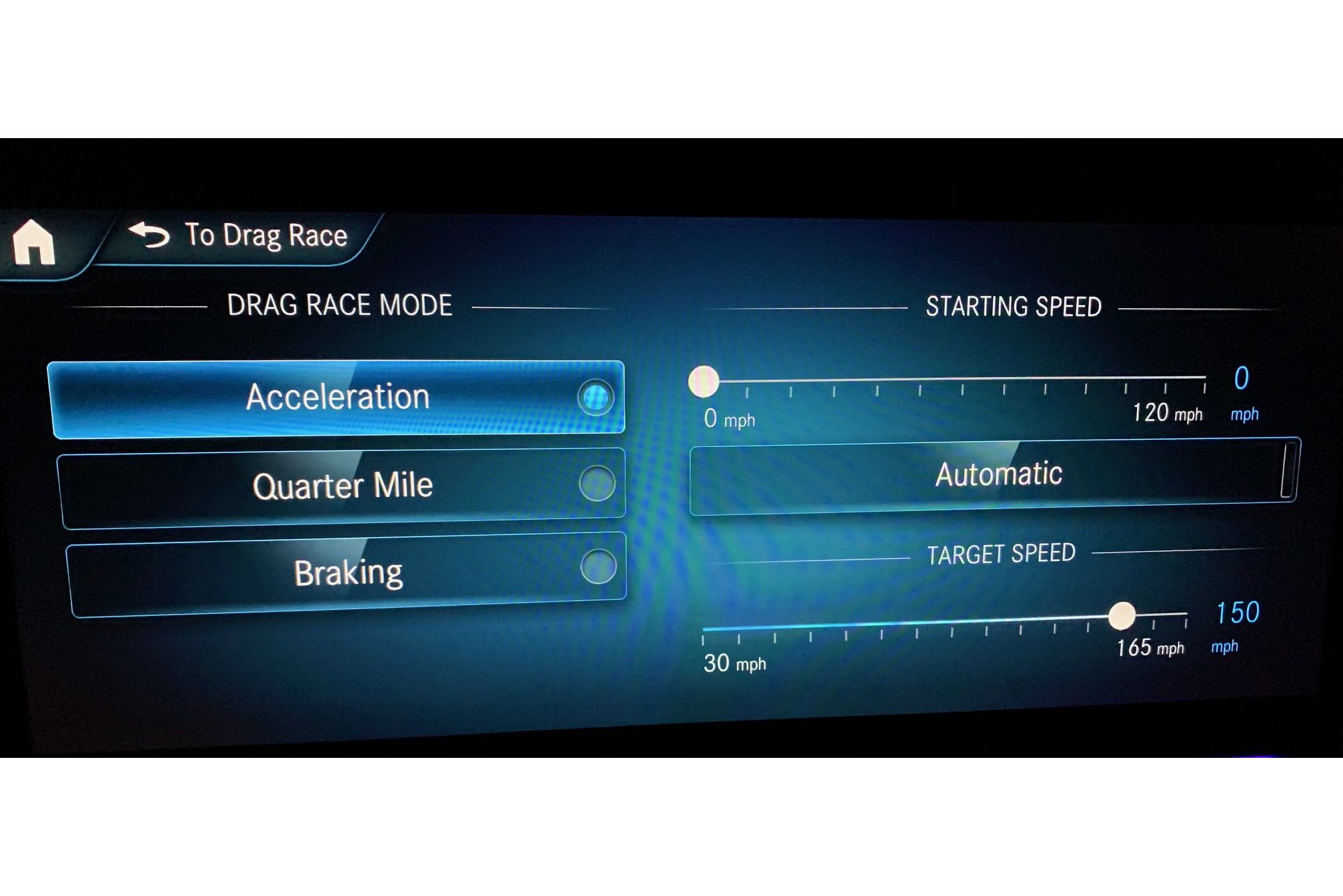 2021 Mercedes E-Class drag race mode