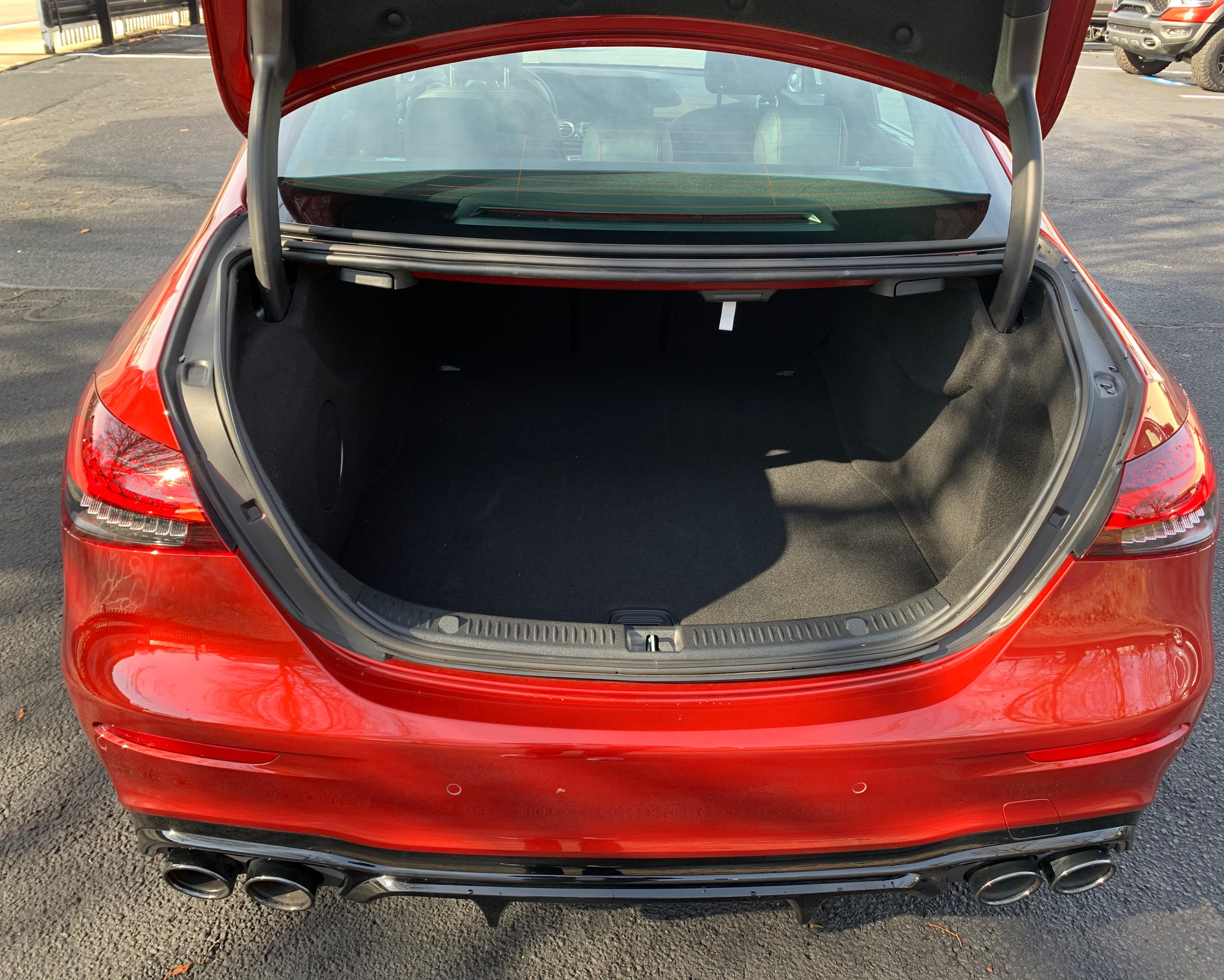 2021 Mercedes E-Class trunk