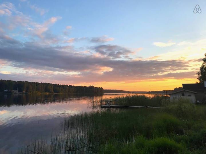Swedish Lakeside Cottage